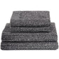 Violet Linen Diagonal Diamond Speckled Plush Pattern 4 Piece Towel Set, 2 Bath Towels 2 Hand Towels