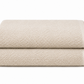 Violet Linen Exquisite Squisita Champagne Plush Terry Pattern Bath Towels Set of Two