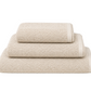 Violet Linen Exquisite Squisita Champagne Plush Terry Pattern 6 Piece Towel Set, 2 Bath Towels 2 Hand Towels 2 Bath Towel Sheets