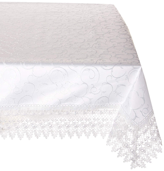 Flower Bow Vintage Lace Pattern Tablecloths