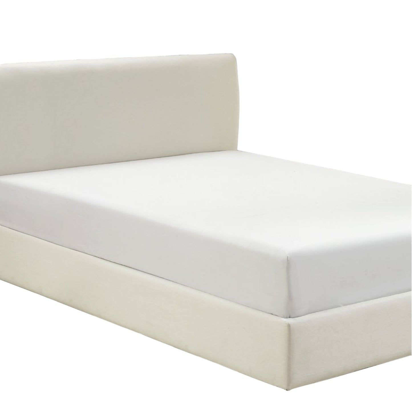 Violet Linen Premium Percale Fitted Sheet - Brushed Poly Cotton, Breathable, Extra Soft and Comfortable - 33", Gold
