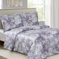 French Orchid Garden Pattern Bedding Duvet Cover Set