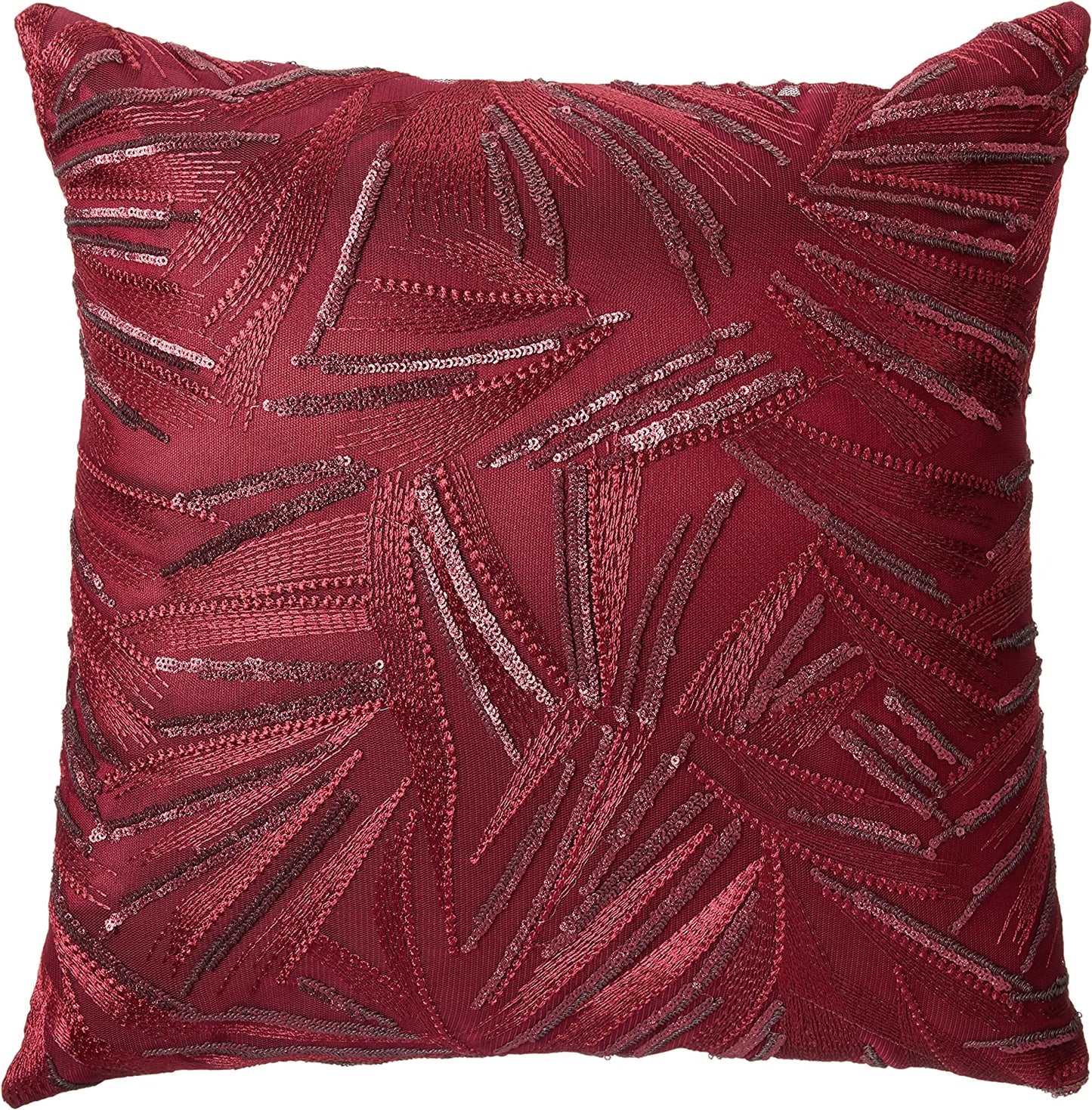 Rosetta Wheat Spikelets Pattern Decorative Accent Throw Pillow Cover