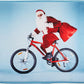 Seasonal Xmas Christmas Holiday Santa Claus Actions Pattern Decorative Area Rug, Doormat.