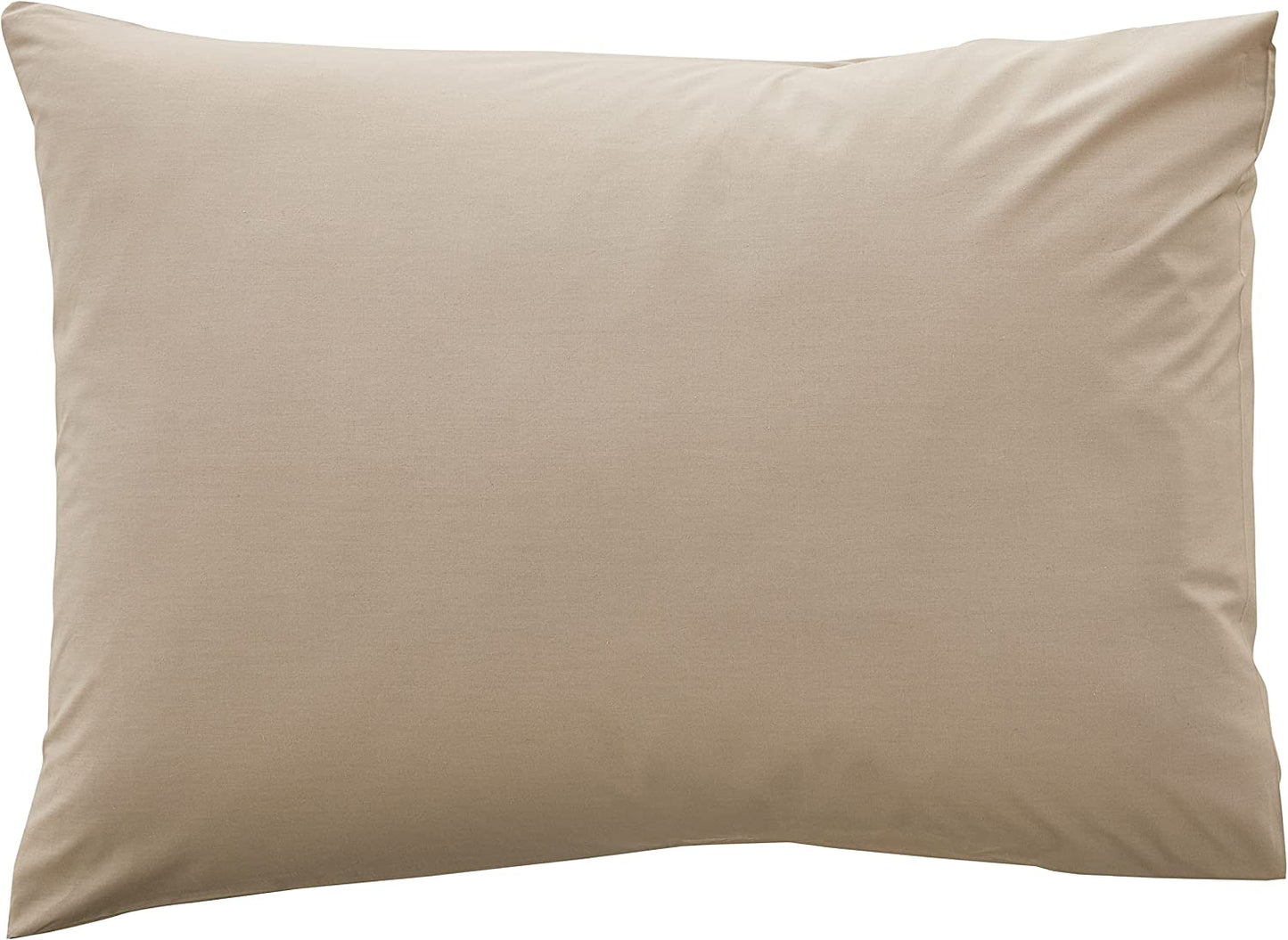 Violet Linen Premium Percale Pillowcase - Breathable, Extra Soft and Comfortable - Set of 2, Gold