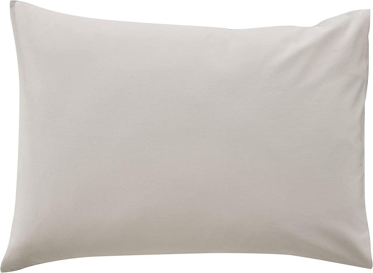 Violet Linen Luxury 100% Cotton Sateen Pillowcase - Hypoallergenic, Breathable, Extra Soft - Set of 2, Gold
