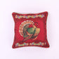 Happy Thanksgiving - Fall Harvest Tapestry Pattern Decorative Accent Throw Pillow Cover