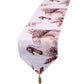 Happy Thanksgiving - Fall Harvest Tapestry Pattern Decorative Table Runner