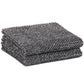 Violet Linen Diagonal Diamond Speckled Plush Pattern Hand Towels Set of Two