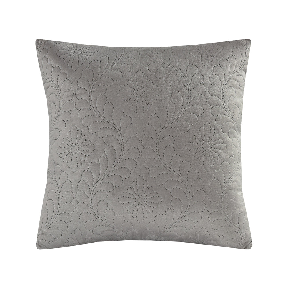 Mosaic Quilted Damask Pattern Decorative Accent Throw Pillow Cover