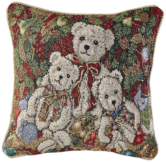 Seasonal Tapestry Xmas Decorative Throw Pillow Covers