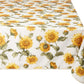 Classic Euro Sunflower Tablecloth With Large Sunflowers Design Tablecloths