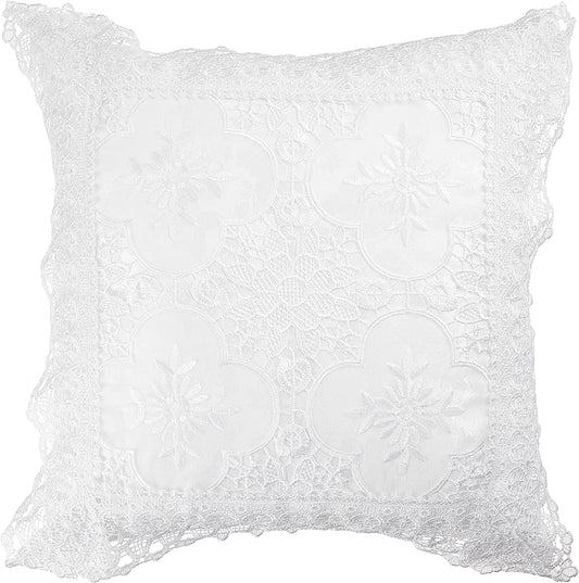Braided Decorative Lace Cutwork Decorative Throw Pillow Covers