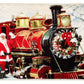Seasonal Xmas Christmas Holiday Santa Claus Actions Pattern Decorative Area Rug, Doormat.