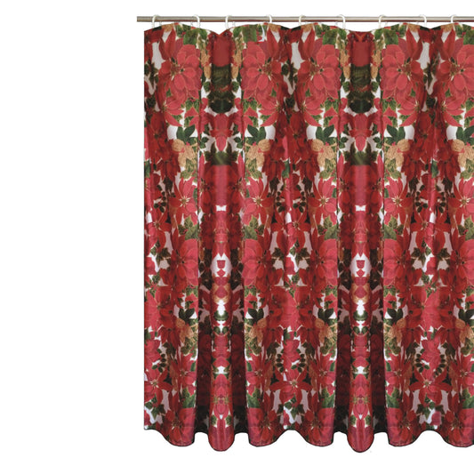 Decorative Christmas Printed Decorative Shower Curtain