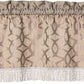 Victoria Chenille Abstract Pattern Decorative Window Treatment Rod Pocket Curtain Straight Valance