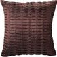 Silky Pleated Satin Pattern Decorative Accent Throw Pillow