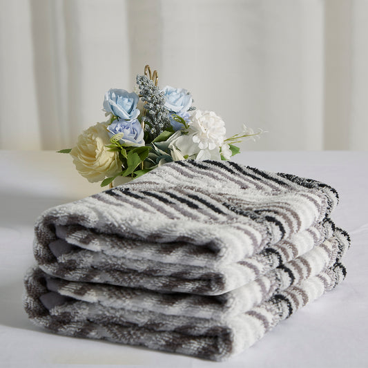 LimeStone, Black Hand Towels - Set of 2,