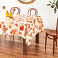 European Fall Harvest Autumn Turkey Tablecloths