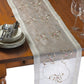 Beads Bows Lace Pattern Decorative Table Runner