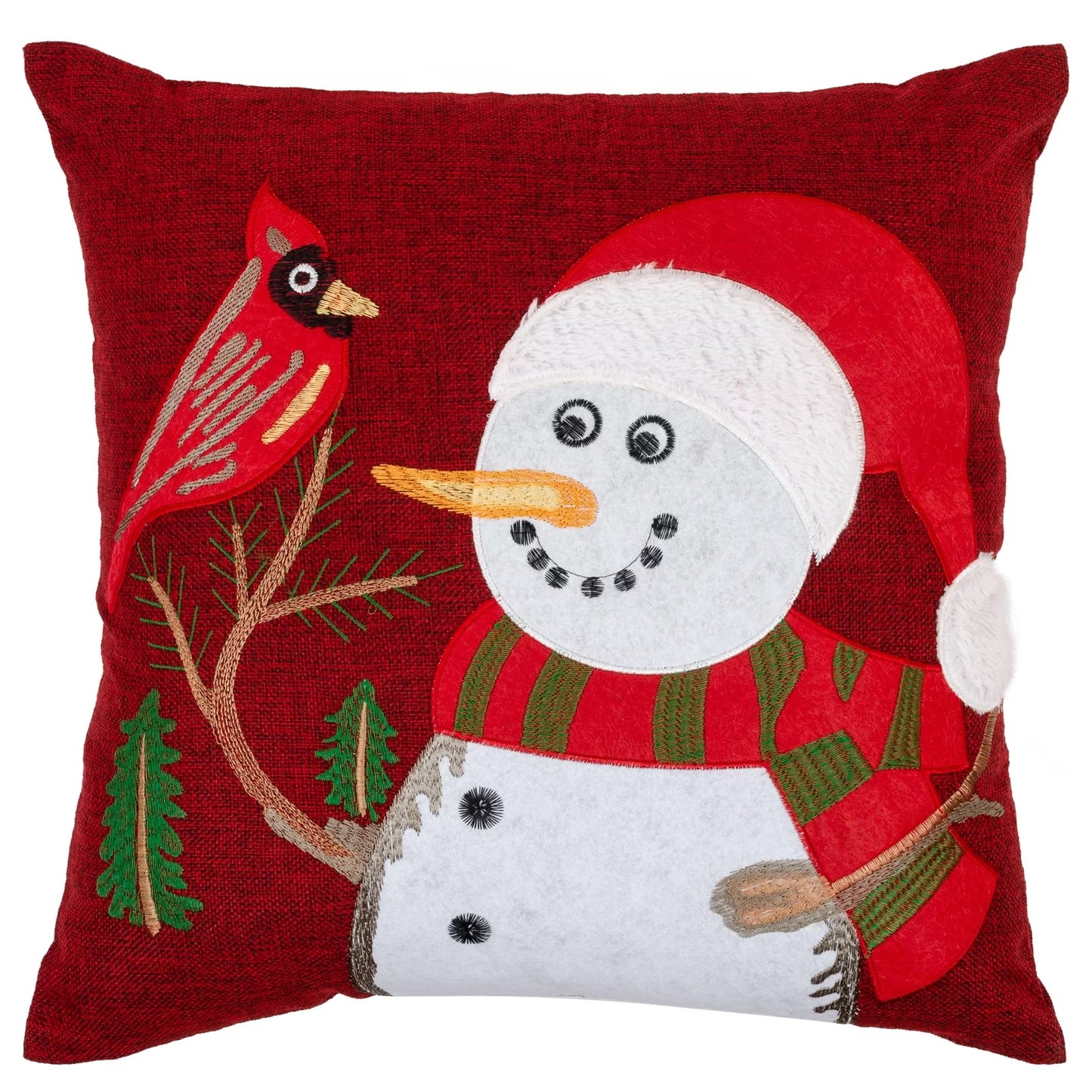 Seasonal Cardinal Decorative Throw Pillow Covers