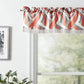 Chenille Abstract Pattern Decorative Window Treatment Rod Pocket Curtain Straight Valance