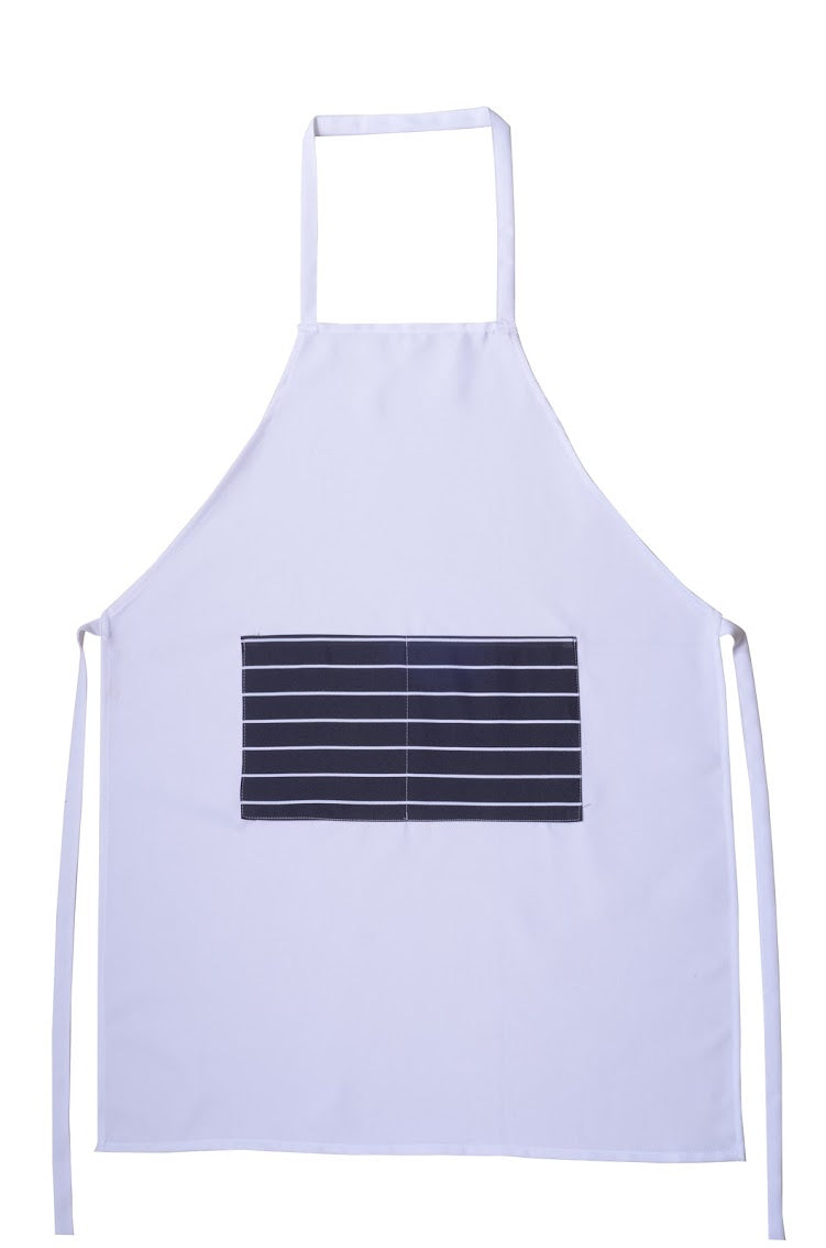 Professional Kitchen Bib Apron Classic Striped Kitchen Apron