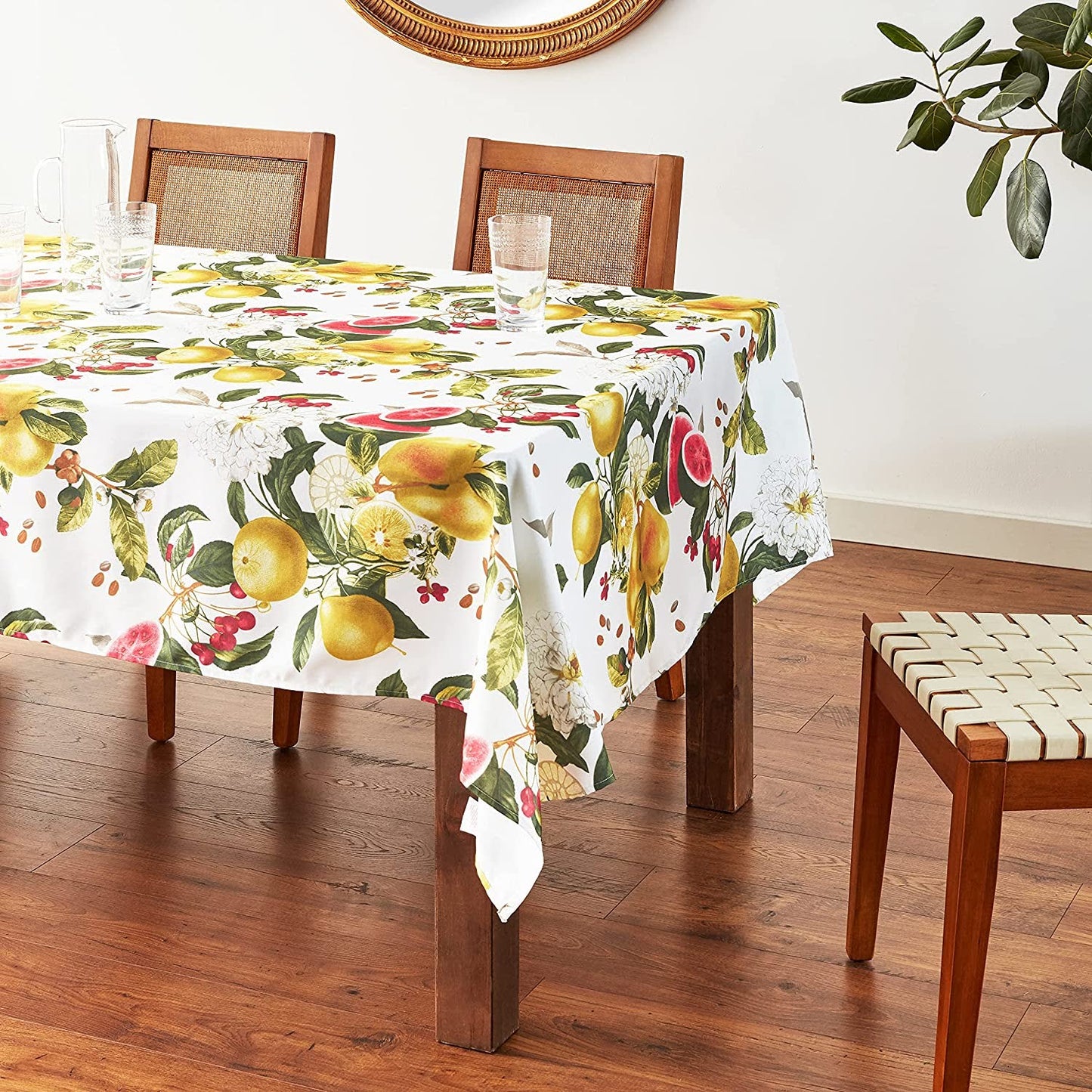 European Frutella Vintage Botanique Fruits Pattern Tablecloths